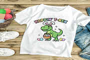 Dinosaur Easter Sublimation PNG, an Object Graphic by EllaMaiyaali (Thumbnail 3 of 5)