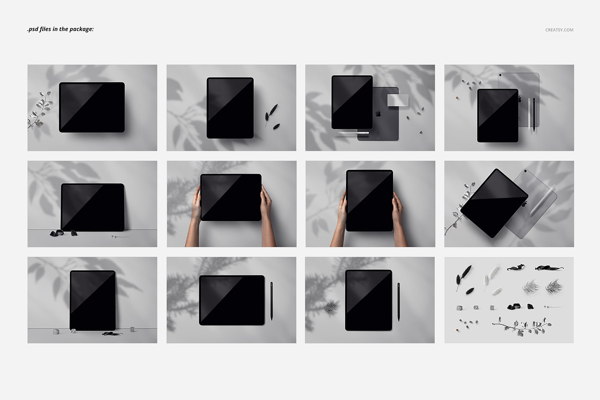 iPad Pro Mockup Set, an iPad Mockup by creatsy5 (Photo 2 of 18)