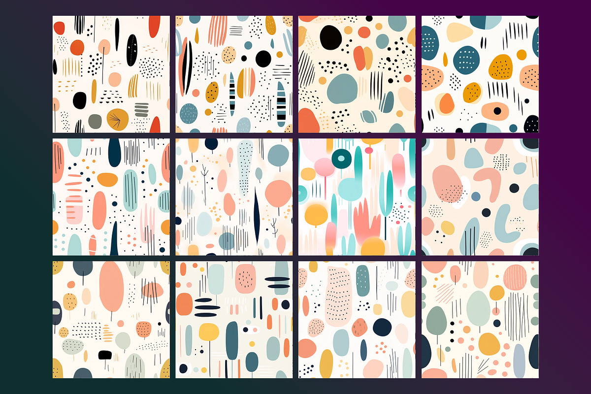 Boho Pastel Seamless Pattern, a Pattern Graphic by Forhadx5 (Photo 10 of 12)