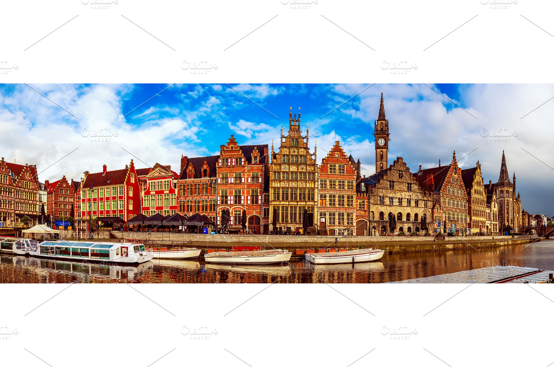 Ghent city historical center, an Architecture Photo by Nature and travel