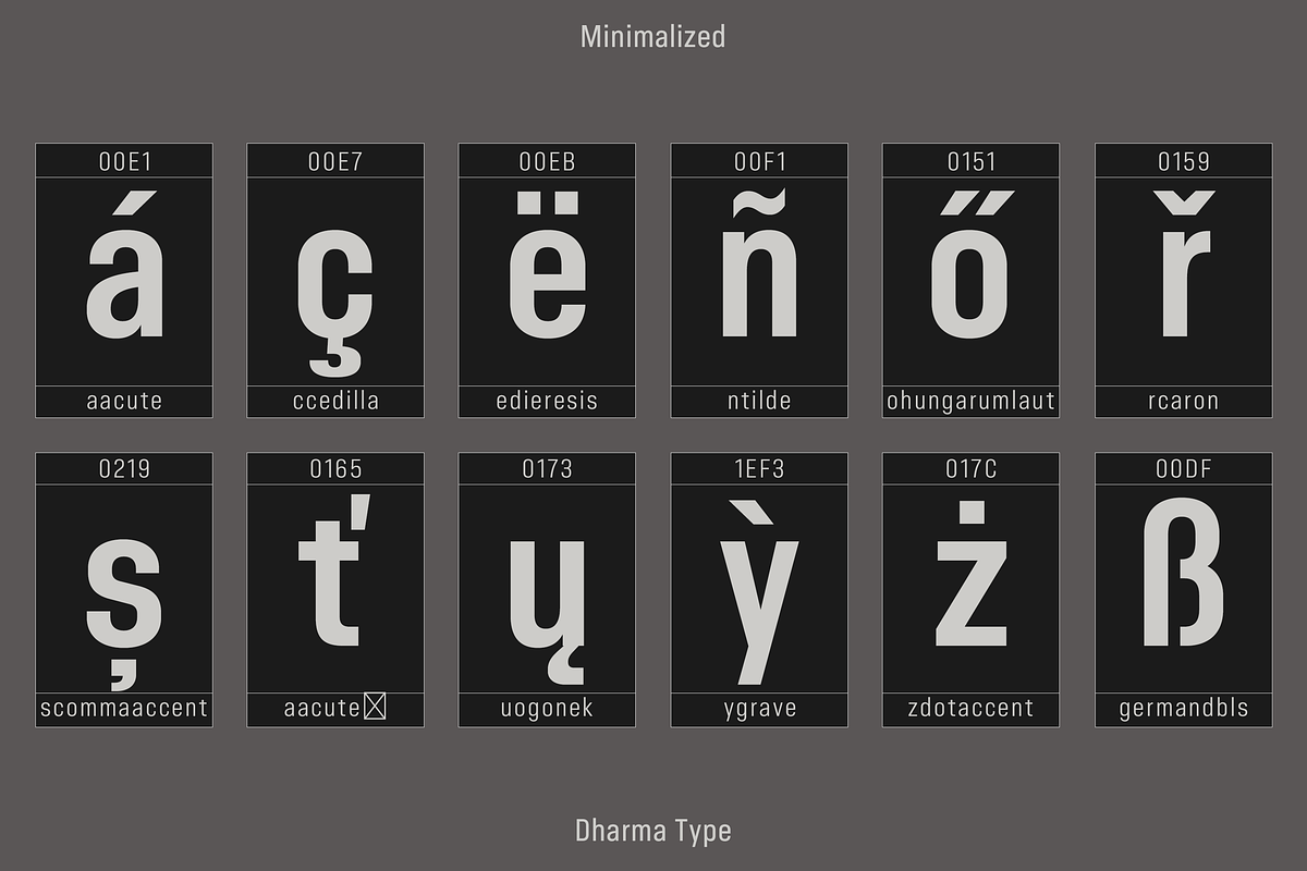 Minimalized, a Sans Serif Font by Dharma Type (Photo 4 of 10)
