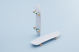 10 Bundle 3D Render Skateboard Case