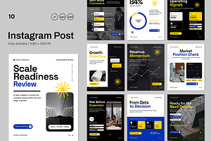 Business Insights Instagram Post, a Social Media Template by Pitchlook.Studio