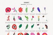 Abstract Modern Floral Graphics, a Decorative Illustration by likorbut (Thumbnail 4 of 7)