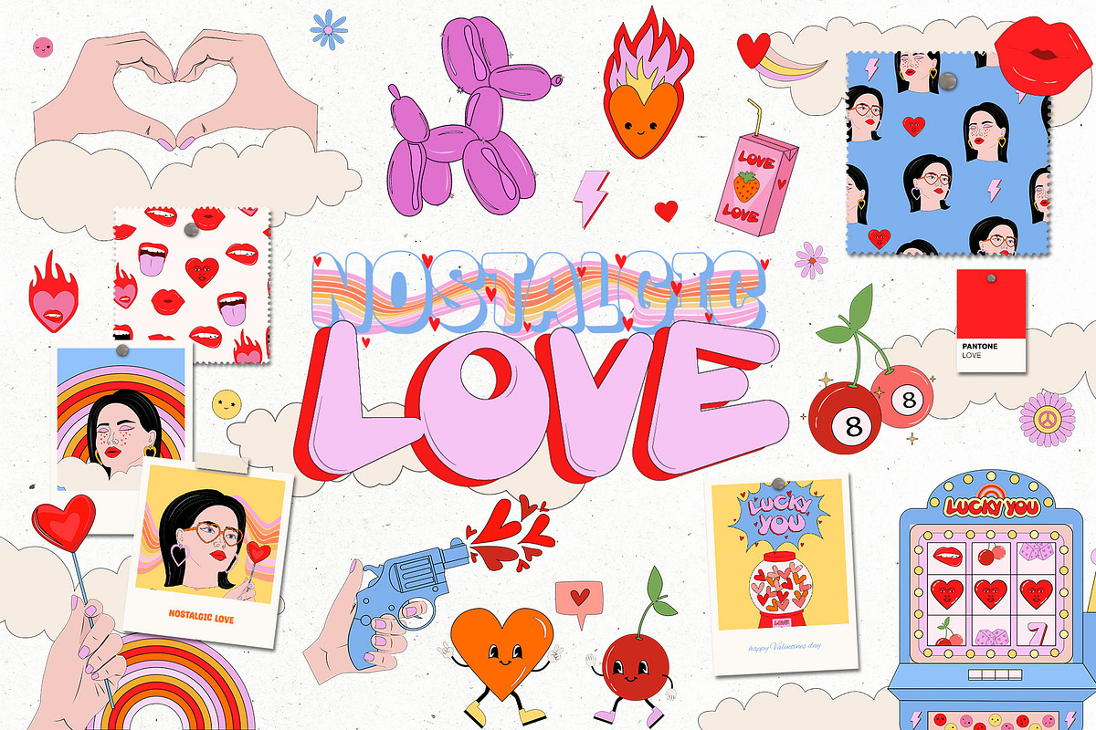 Nostalgic LOVE, a Decorative Illustration by Mio Buono (Photo 1 of 14)