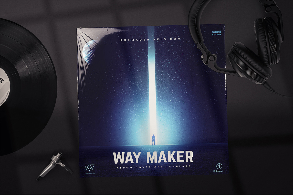 Way Maker Album Cover Template, a Templates & Theme by PremadePixels.com (Photo 1 of 2)
