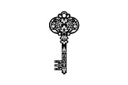 Ornamental Vintage Key SVG Bundle, an Illustration by Gaye Art (Thumbnail 3 of 31)
