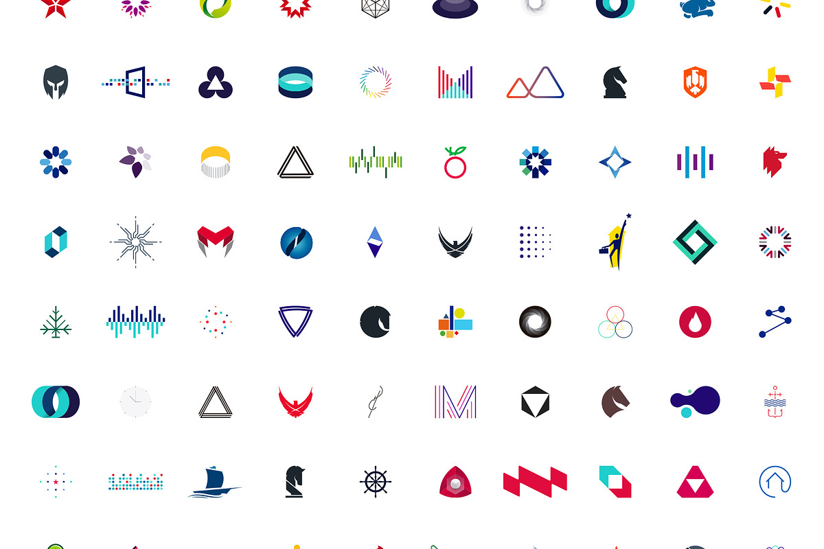100 Logotypes & symbols bundle, a Branding & Logo Template by Srg® (Photo 9 of 9)