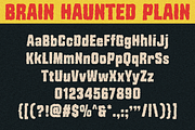 Brain Haunted Horror Font, a Sans Serif Font by 24Design Studios (Thumbnail 6 of 8)
