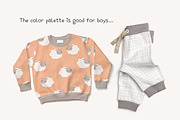 La-La-Lambs pattern collection, a Pattern Graphic by SurfaceStories (Thumbnail 4 of 8)