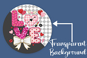 Crochet Love Valentine Day PNG, an Illustration by Canvas Craft (Thumbnail 2 of 7)