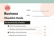 Small Business Master Checklist, a Templates & Theme by Claire Bouvier Brand (Thumbnail 4 of 4)