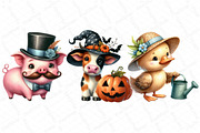 Funny Farm Animal Clipart Bundle, an Illustration by DreamPrint404 (Thumbnail 6 of 6)
