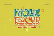 Mollie Rocky, a Font by madeDeduk (Thumbnail 1 of 12)