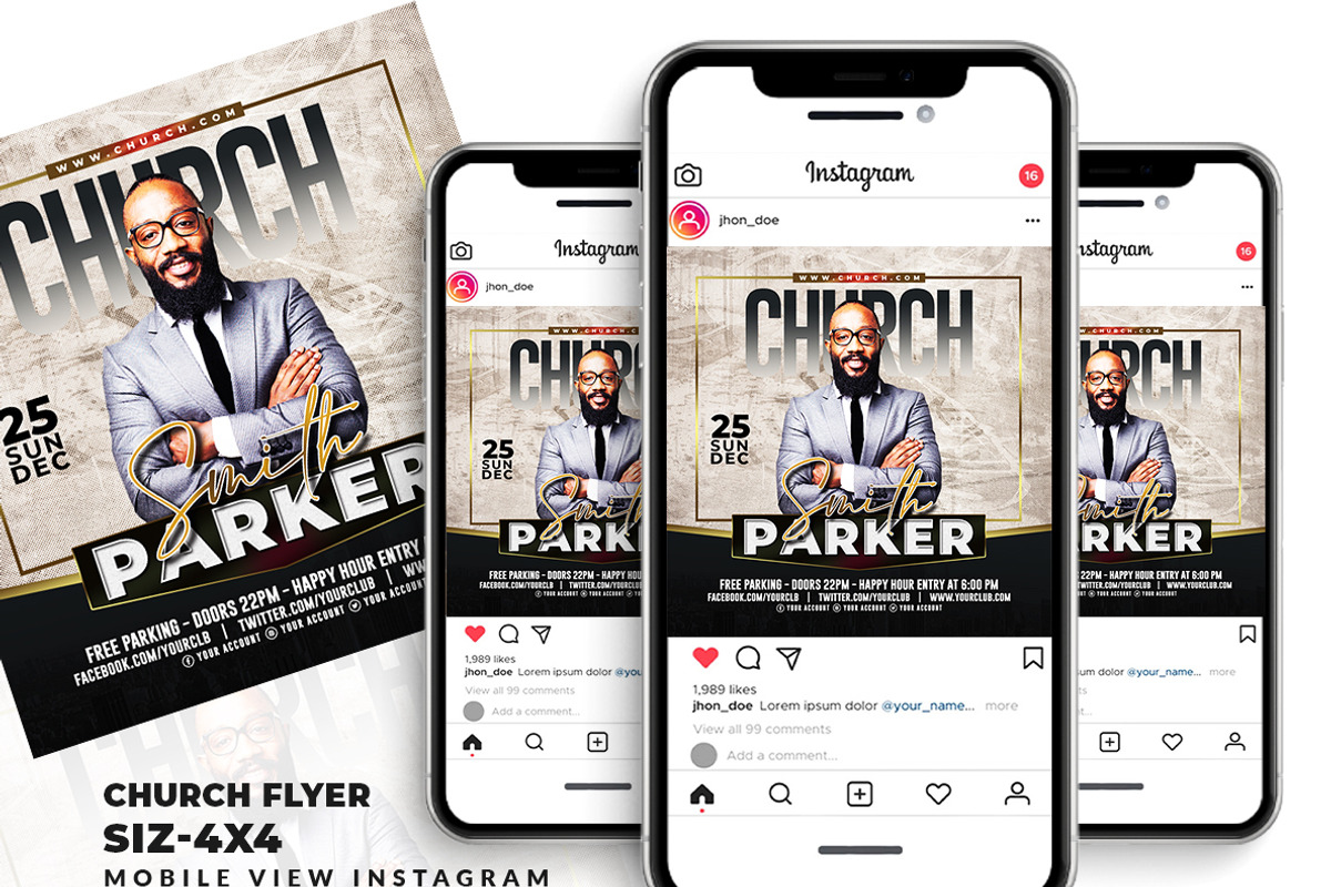 Church Flyer, a Flyer Template by AfzaalGraphics (Photo 2 of 2)