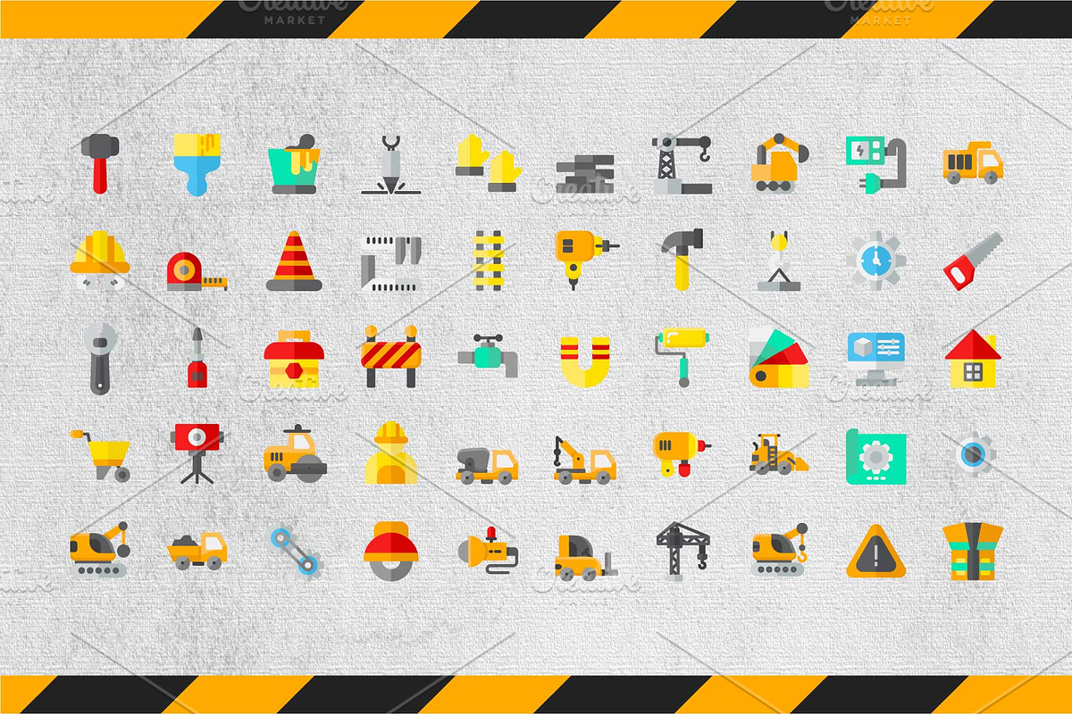 200 Construction Icon Pack, an Icon by Creastale (Photo 4 of 5)