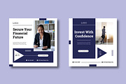 Professional Financial Social Media, a Social Media Template by MightyDesign (Thumbnail 3 of 8)