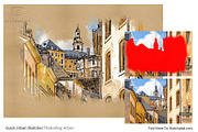 Urban Sketcher Photoshop Action, an Action Add-On by SlideSalad (Thumbnail 18 of 31)