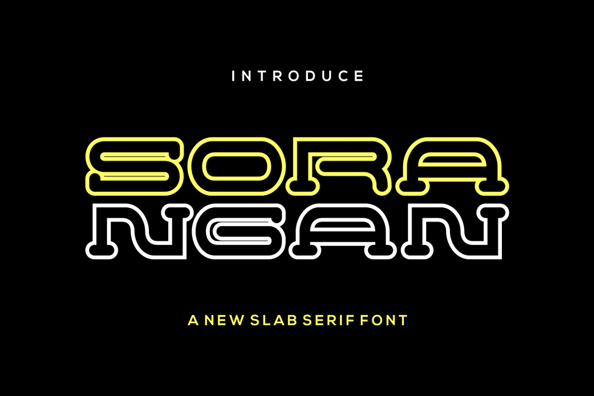 Sorangan Font, a Slab Serif Font by brahamb_design (Photo 1 of 4)