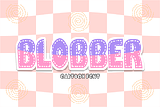 Blobber - Playful Bubble Font, a Sans Serif Font by KiddoGlyphs Studio (Thumbnail 1 of 5)
