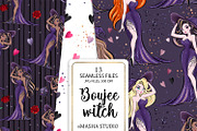 Boujee Witch Seamless Digital Papers, a Graphic by Masha  Studio (Thumbnail 7 of 7)