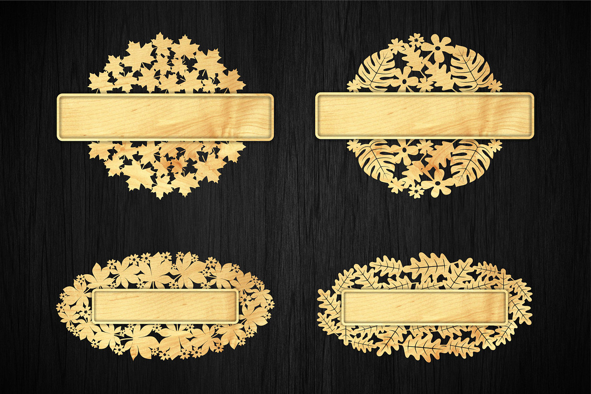 12 Welcome sign | laser cut template, a Pattern Graphic by CncCutModel (Photo 4 of 5)