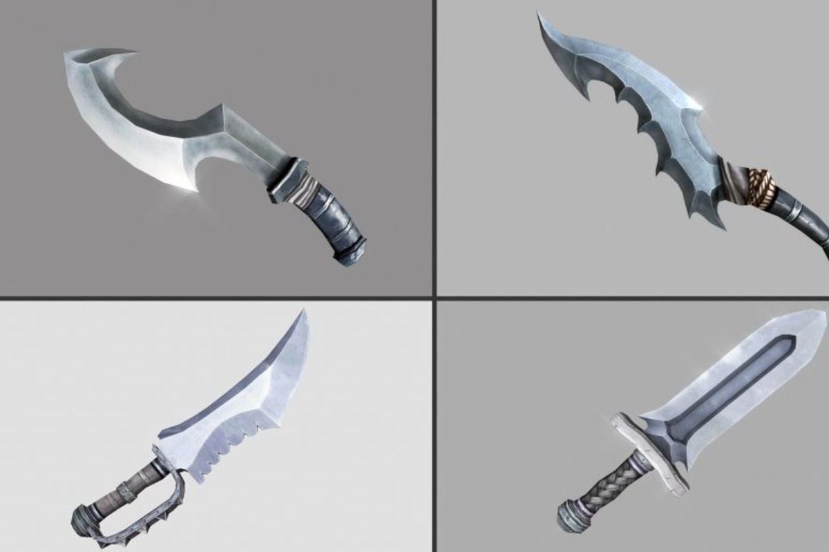 Fantasy Melee Weapons Collection, an Object 3D Model by GamePoly (Photo 4 of 44)