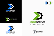 Fast Service logo designs, a Branding & Logo Template by Lucky Creative (Thumbnail 4 of 5)