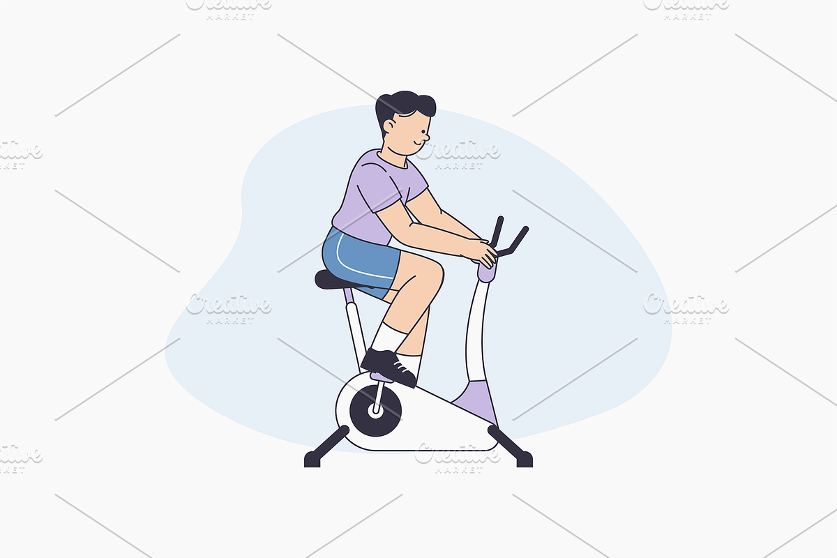 Cardio Workout Illustration, an Object Graphic by Jump Studio (Photo 3 of 12)