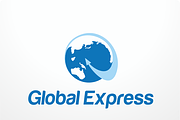 Global Express Logo Design, a Branding & Logo Template by free2fonts (Thumbnail 3 of 5)
