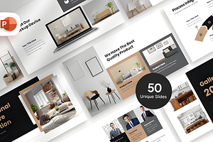 Professional Furniture Collection, a Presentation Template by Coco Bloom