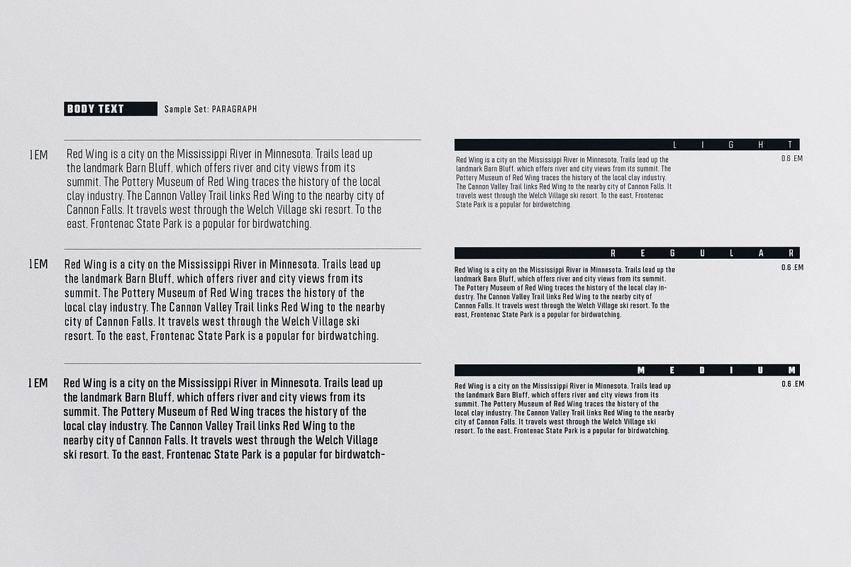 Redwing, a Sans Serif Font by Jeremy Nelson Design (Photo 13 of 19)