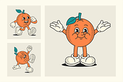 Orange Fruit Cartoon Character, a Food Illustration by ™Creasi (Thumbnail 4 of 7)