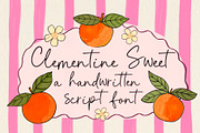Clementine Sweet Handwritten Font, a Handwritten Font by Lemon Pie Studio (Thumbnail 1 of 13)
