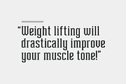 T415 Barbell, a Slab Serif Font by Type415™ (Thumbnail 5 of 6)