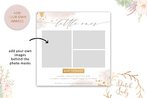 PSD Photo Session Card Template 52