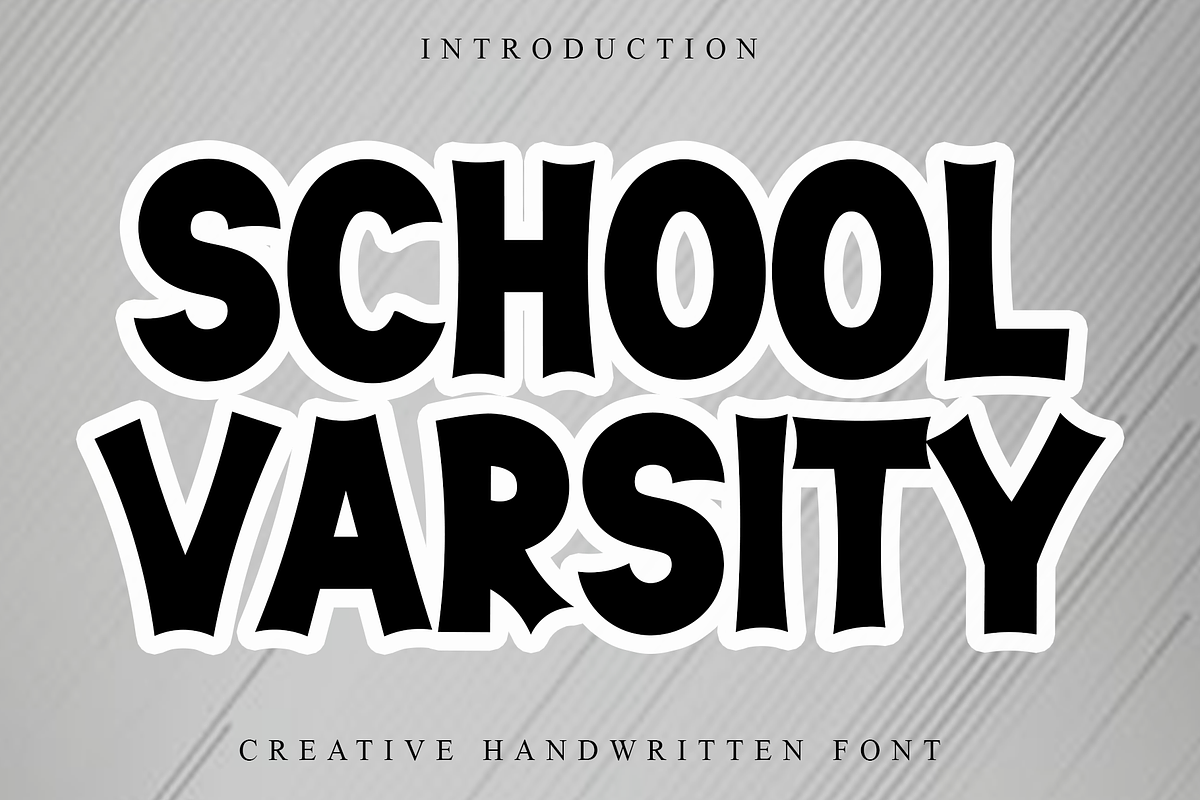 School Varsity, a Script Font by InermediaSTUDIO (Photo 1 of 6)