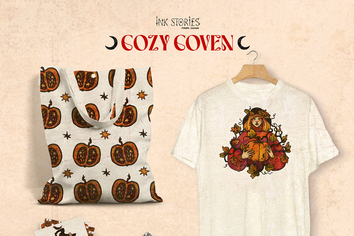 Cozy Coven | Autumn Witches, a Person Illustration by Ink Stories (Photo 10 of 10)