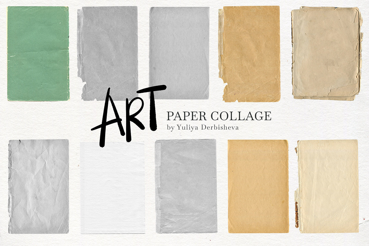 Art Paper collage element scraps, an Object Graphic by Yuliya Derbisheva (Photo 7 of 12)