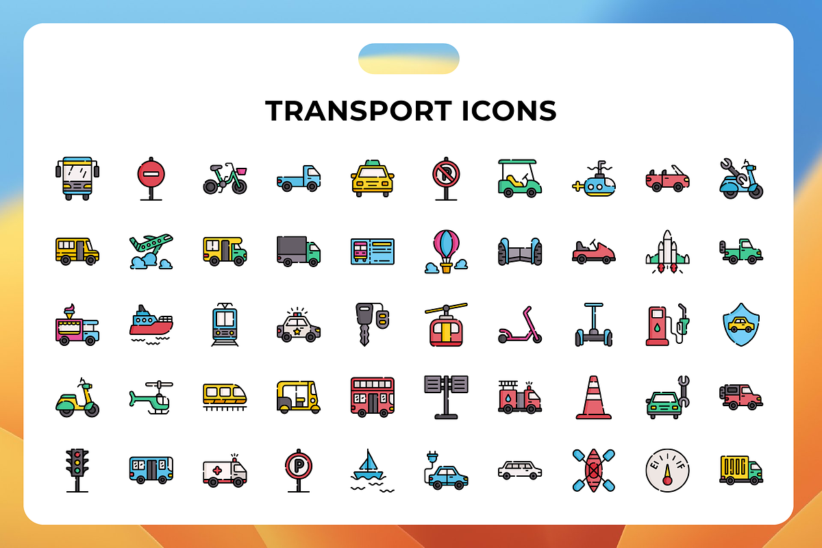 Transport Icons, an Icon by Wencory