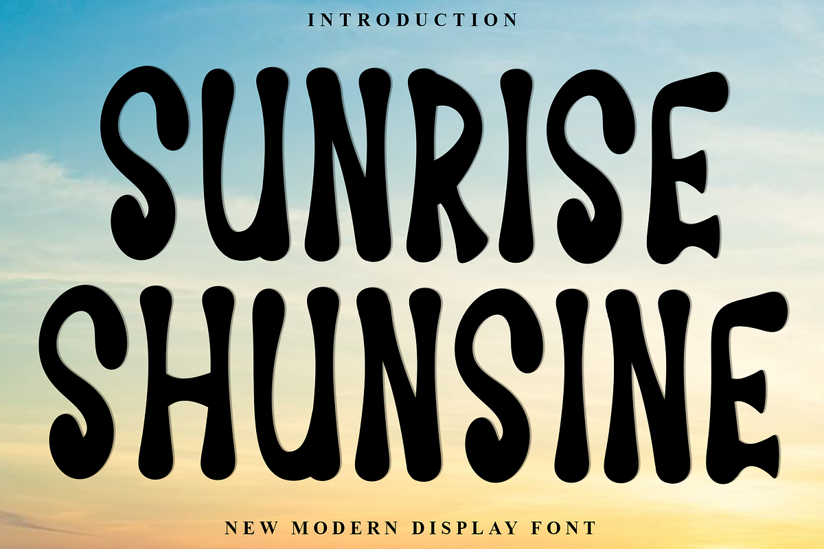 Sunrise Shunsine, a Script Font by InermediaSTUDIO (Photo 1 of 8)