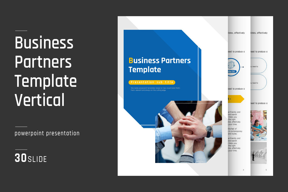 Business Partners Template Vertical