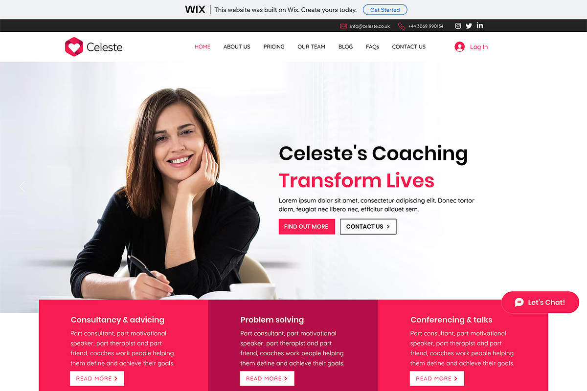 Wix Theme for Life & Career Coaching, a Wix Template by Wix Creative Themes (Photo 3 of 3)