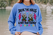 Deck The Halls Not Your Family PNG, a Seasonal Illustration by Rose Art (Thumbnail 4 of 4)