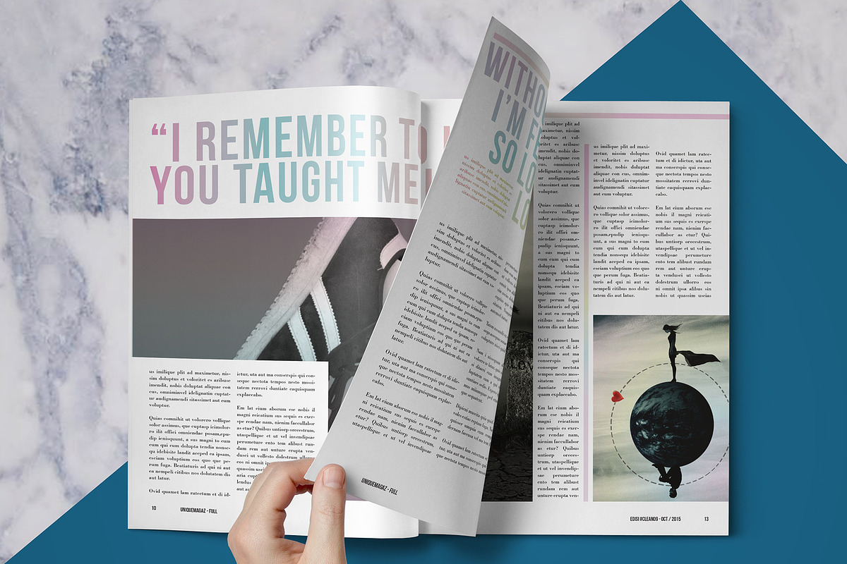 Magazine Template, a Magazine Template by temphall (Photo 2 of 5)