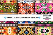 Collection Bright Aztec Patterns, a Pattern Graphic by tomuato (Thumbnail 1 of 4)