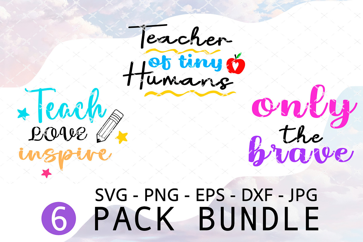 Teacher Svg Bundle, Teacher Quotes, a Graphic by TumblerArtDS (Photo 2 of 6)