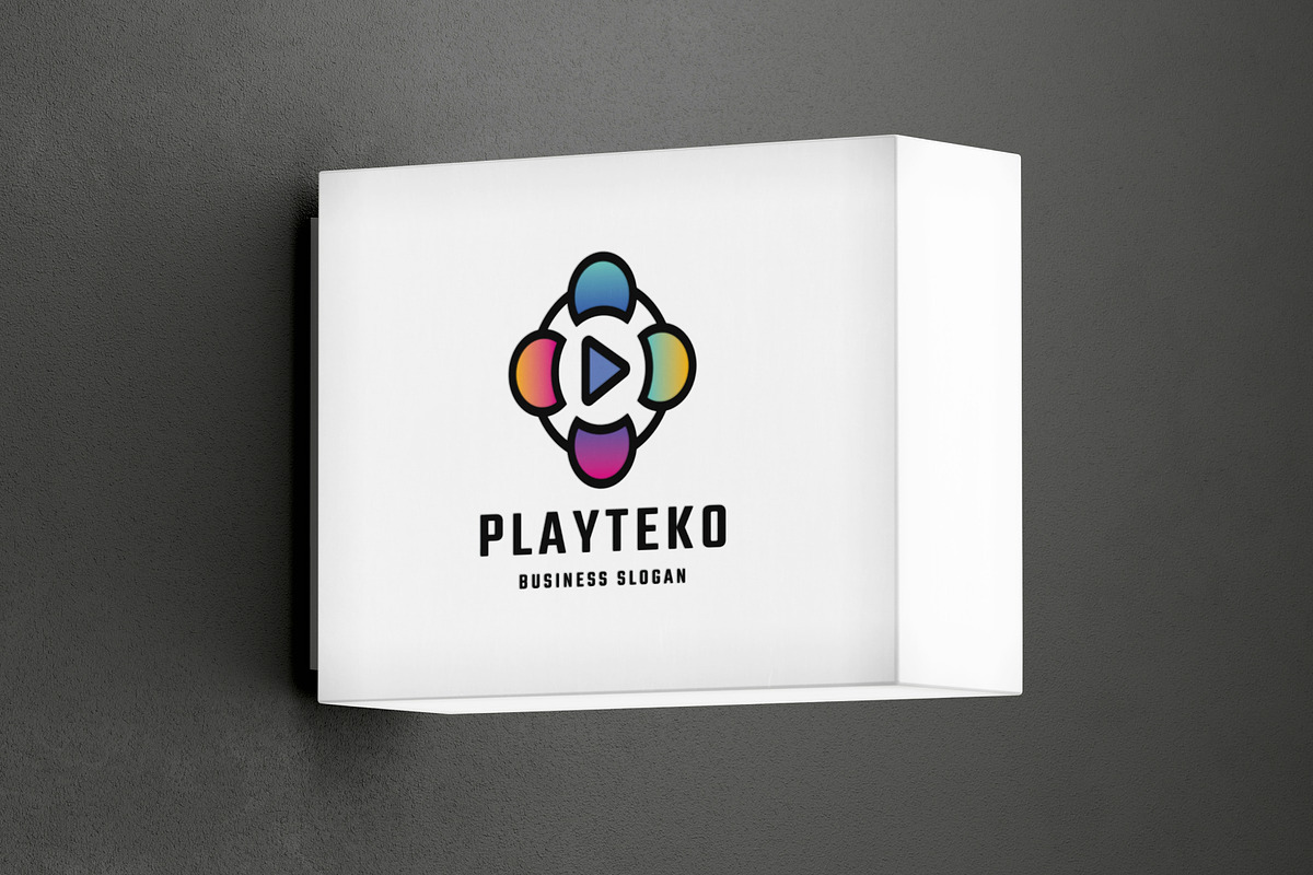 Playteko Stream Connect Logo, a Branding & Logo Template by Design_Planet (Photo 4 of 4)