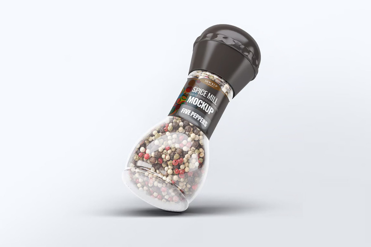 Spice Mill Mock-Up, a Product Mockup by DesignRushMarket (Photo 4 of 7)