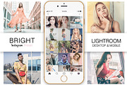Bright Lightroom Blogger Preset, an Action Add-On by Design Aesthetic (Thumbnail 1 of 7)